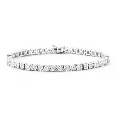 14k White Gold and Diamond Tennis Bracelet