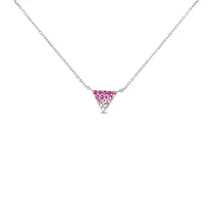 14KW  PINK SAPPHIRE TRIANGLE NK (121NC507ASP)