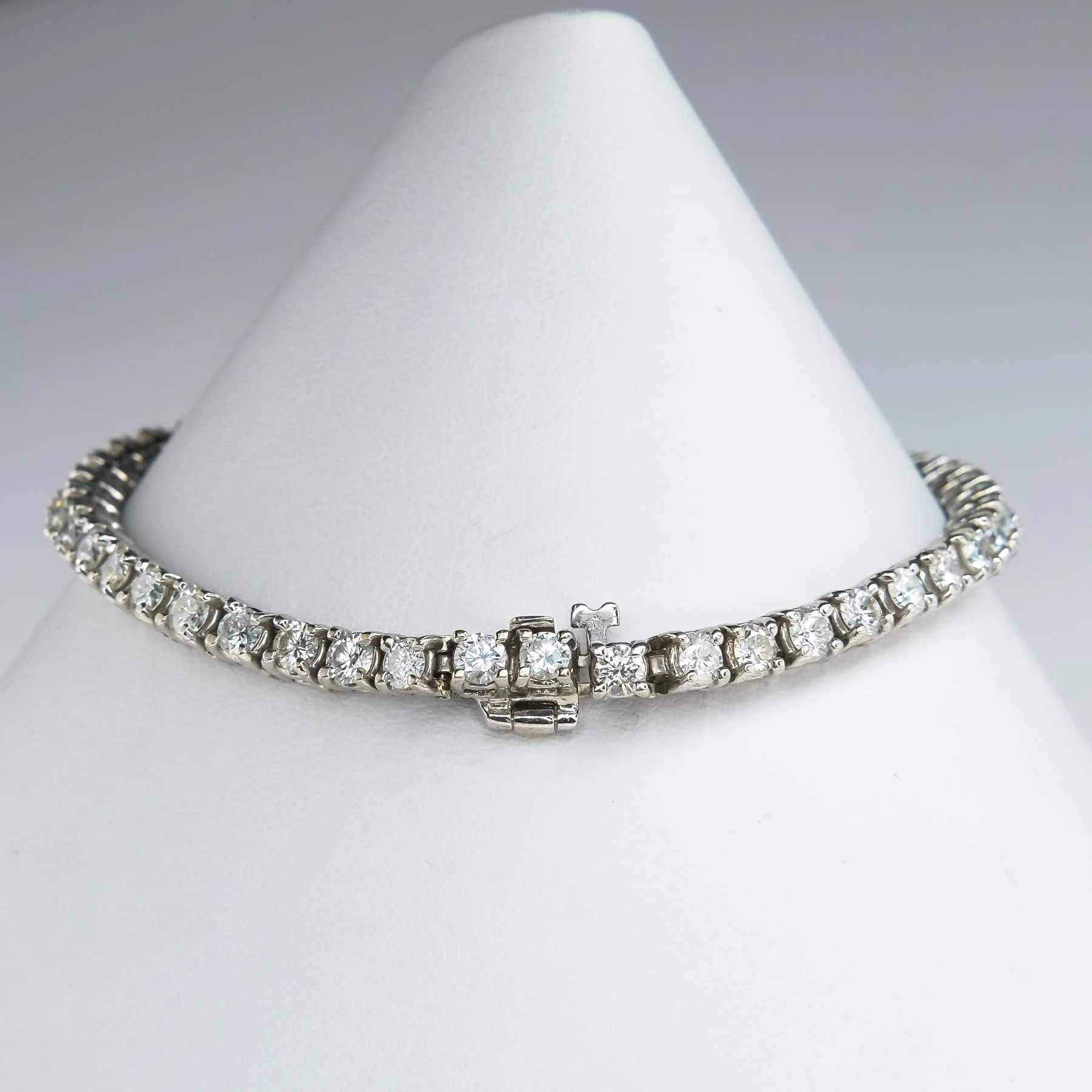 5.00ctw Round Diamond 7.25" Tennis Bracelet in 14K White Gold