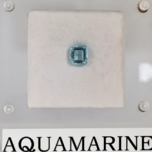 5.6mm x 5.9mm Cushion Aquamarine Stone