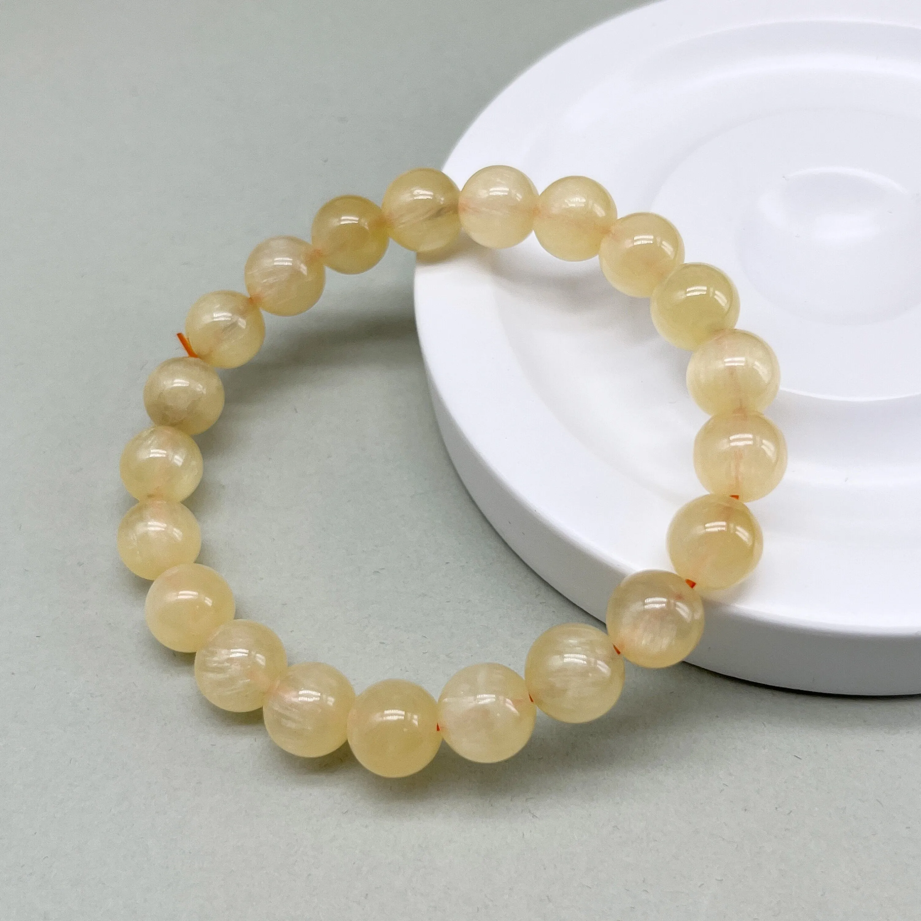 8mm/10mm Natural Yellow Calcite Bracelet, Crystal Bracelet, Beads for Jewelry Making DIY Bracelet