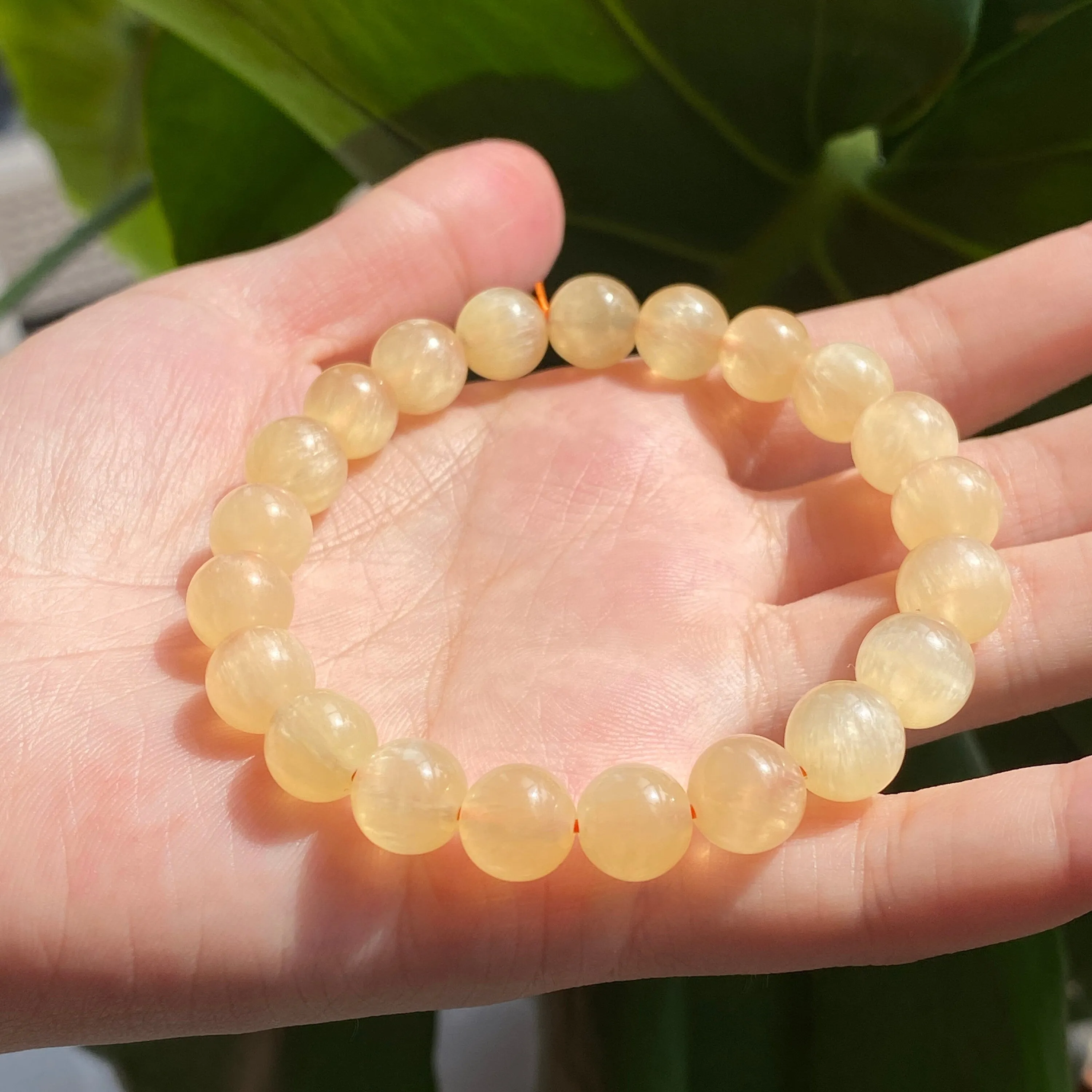 8mm/10mm Natural Yellow Calcite Bracelet, Crystal Bracelet, Beads for Jewelry Making DIY Bracelet