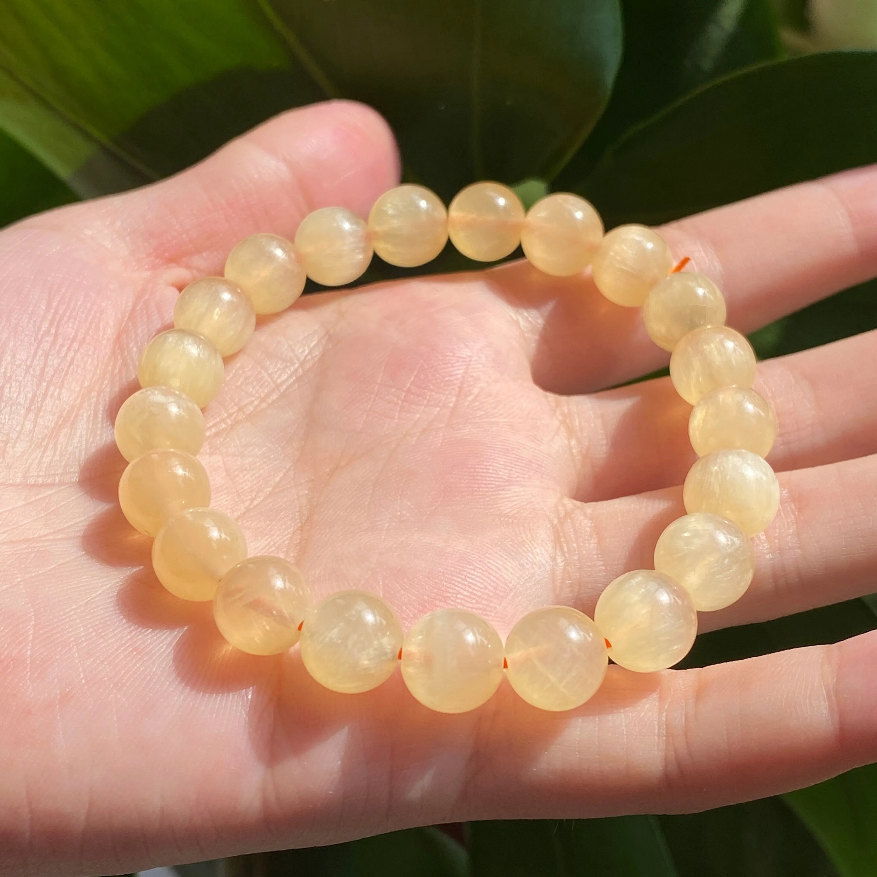 8mm/10mm Natural Yellow Calcite Bracelet, Crystal Bracelet, Beads for Jewelry Making DIY Bracelet