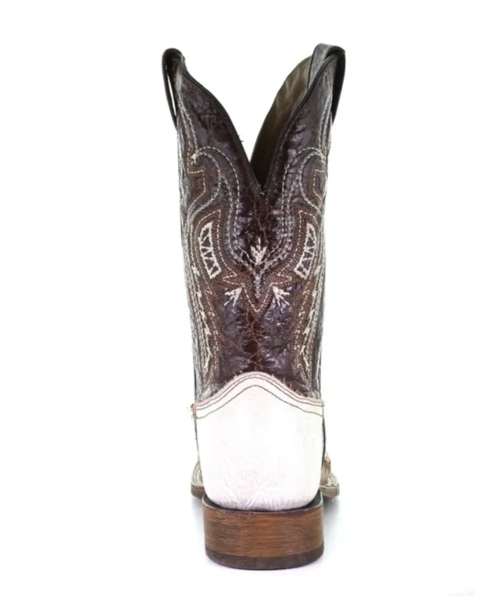 A3826 - Corral Men's Boot - Bone/ Cognac Caiman