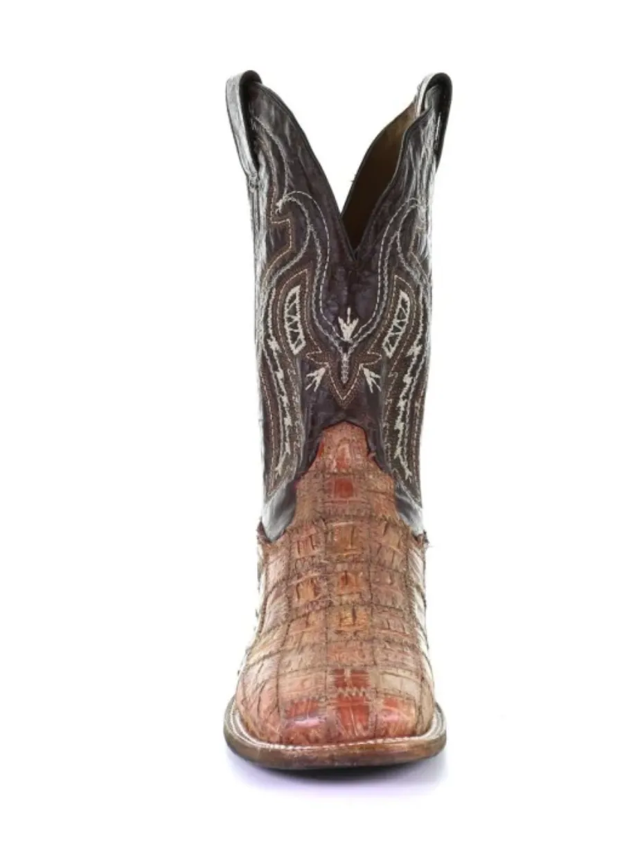 A3826 - Corral Men's Boot - Bone/ Cognac Caiman