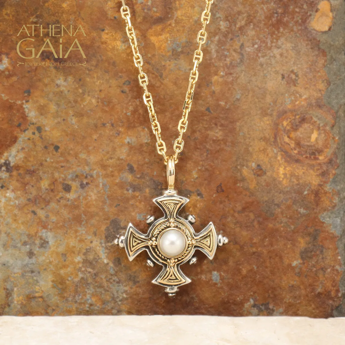 Al'Oro Theta Forzatina (Anchor) 18k Gold Chain