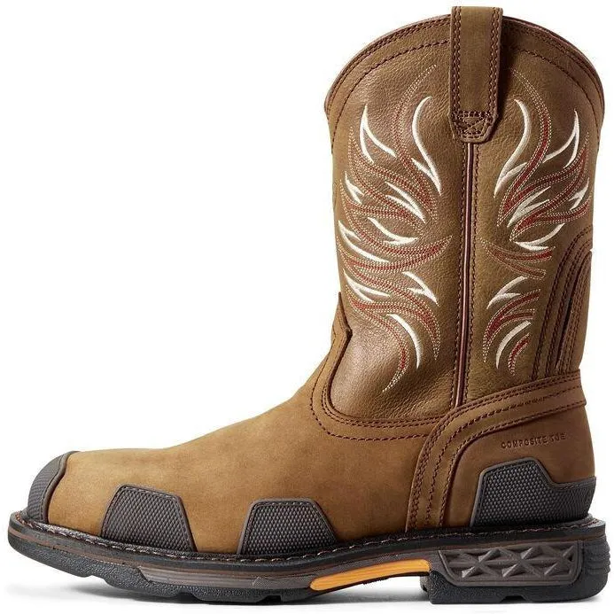 Ariat Men's OverDrive 11" Wide Square Comp Toe Western Work Boot - 10011933