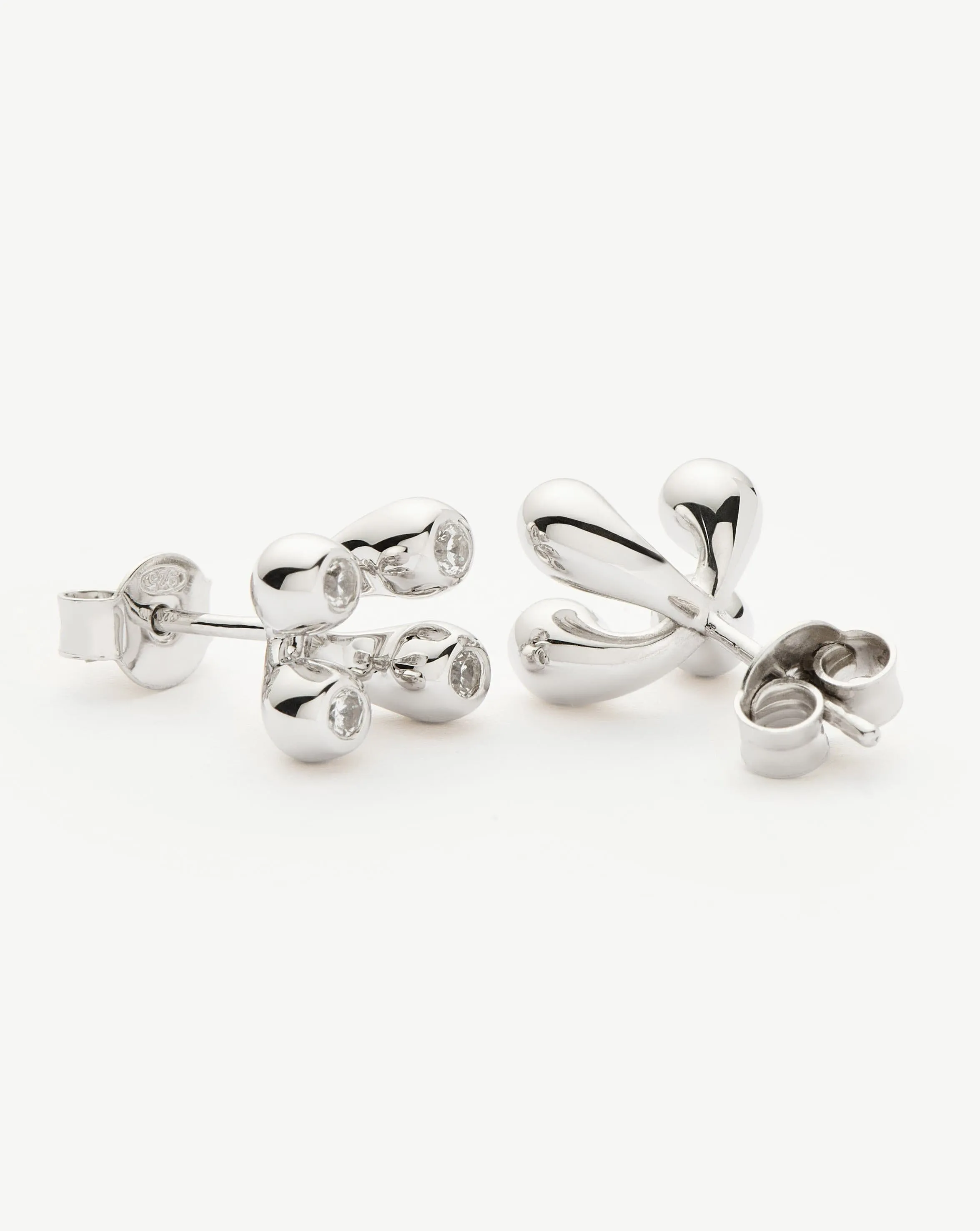 Atom Stud Earrings | Sterling Silver