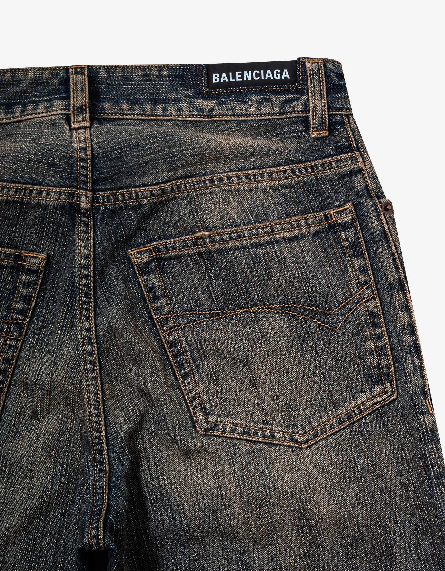 Balenciaga Blue Bootcut Jeans