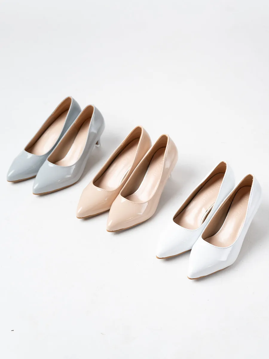 BASIC Glossy Scarpin Pumps