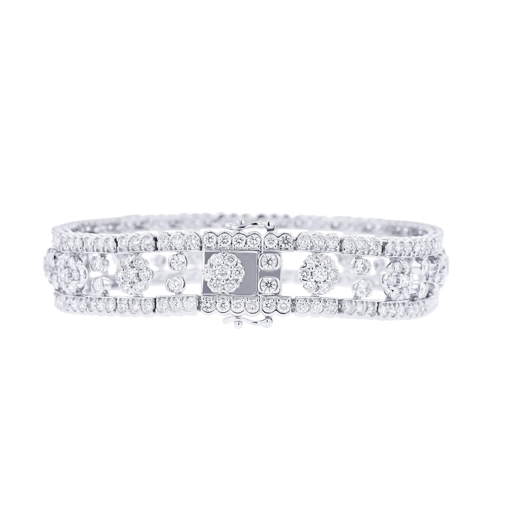 Bellissima Floral Diamond Bracelet