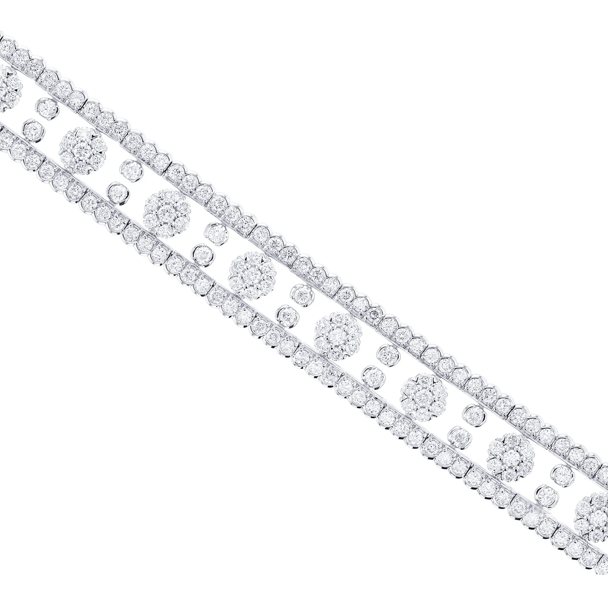 Bellissima Floral Diamond Bracelet