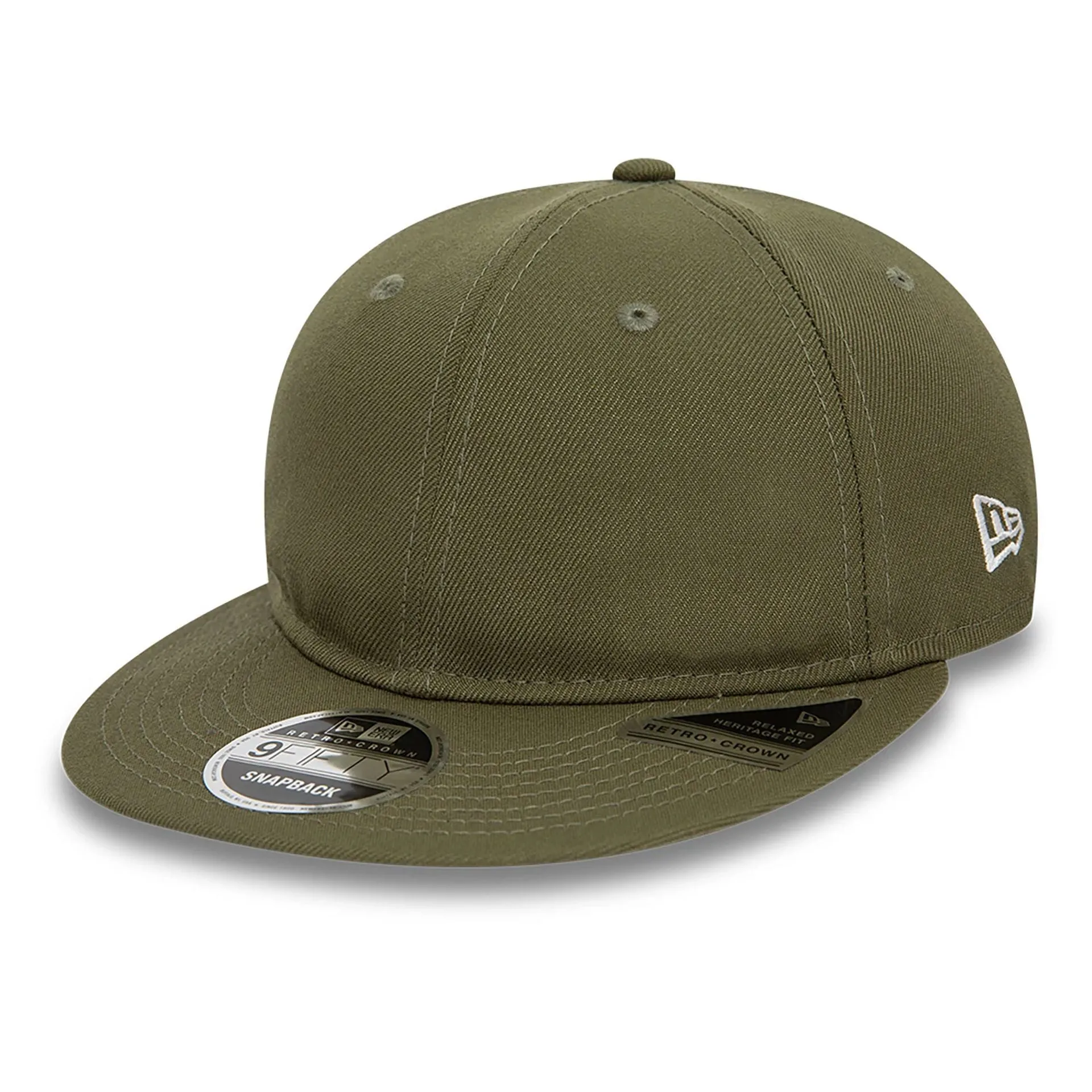 Blank New Era Green Retro Crown 9FIFTY Snapback Cap