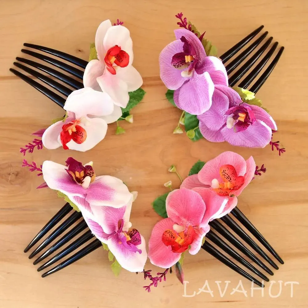 Blush Orchid Joy Hawaiian Hair Comb