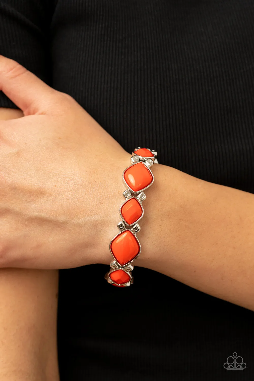 Bracelets Boldly BEAD-azzled - Orange B2170