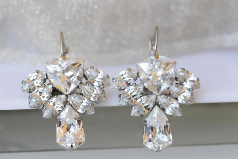 BRIDAL CRYSTAL EARRINGS