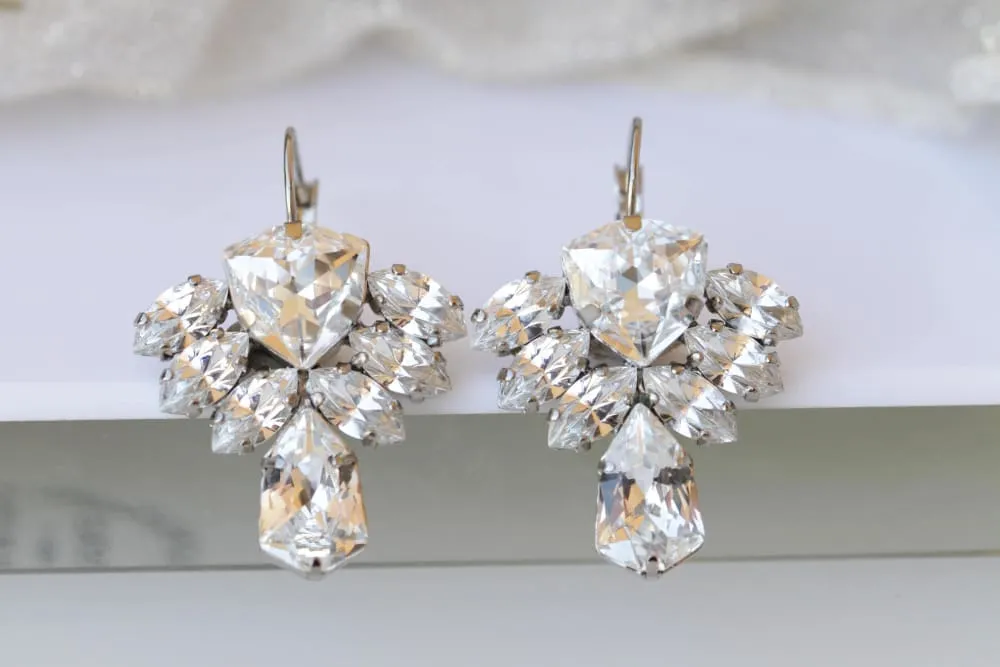 BRIDAL CRYSTAL EARRINGS