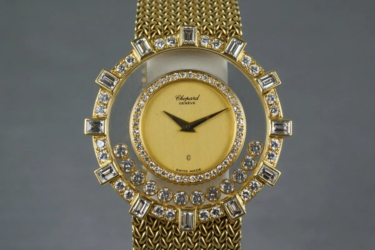 Chopard YG Happy Diamonds Watch 1099