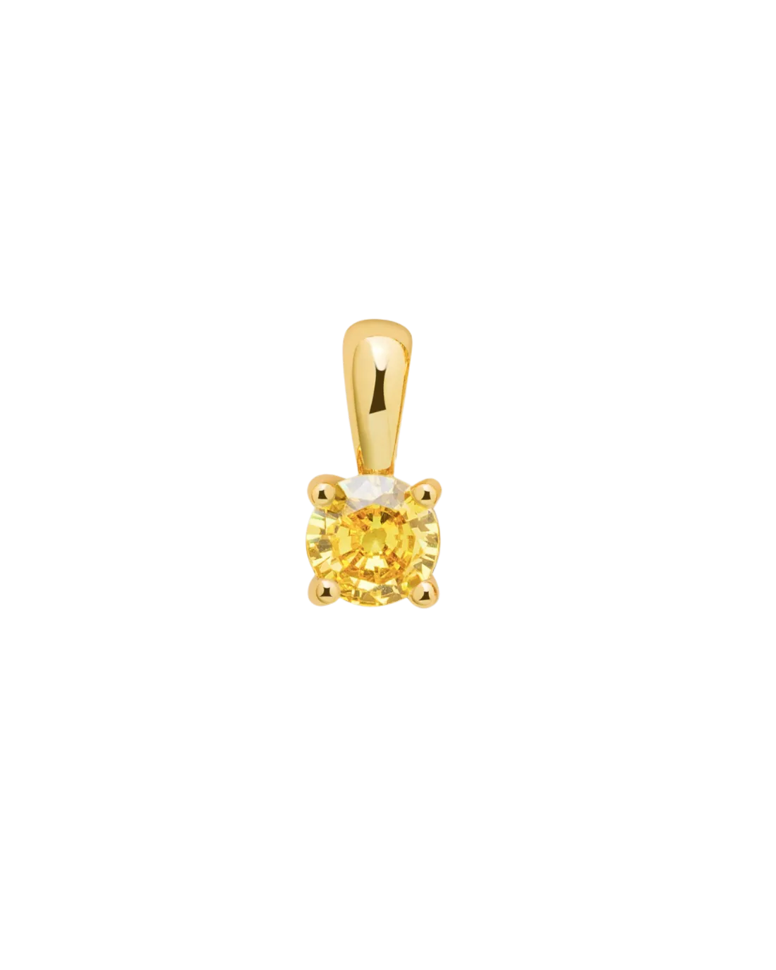 Citrine November Birth Charm