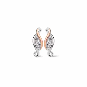 Clogau Sterling Silver Love Story Earrings