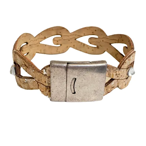 Cork & Diamond Bracelet