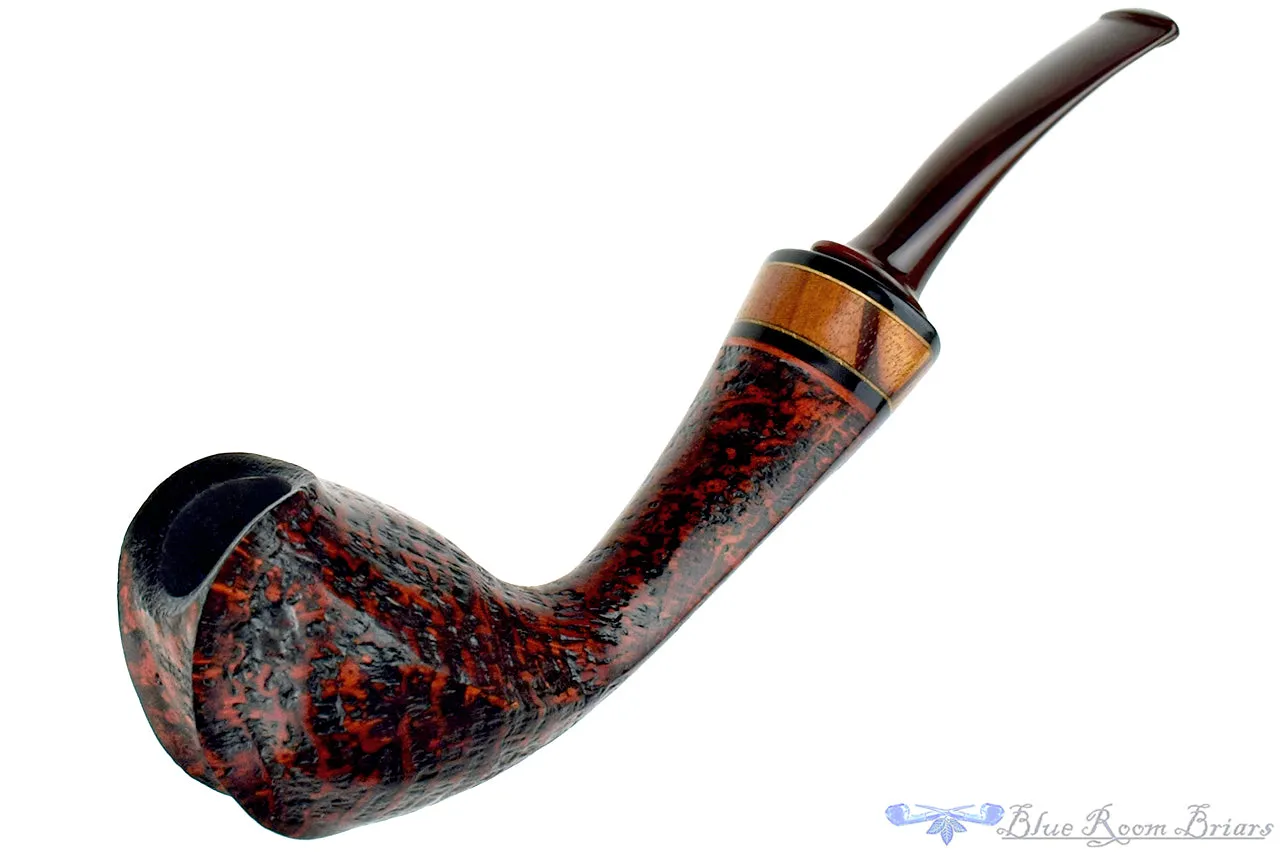 Daniel Mustran Pipe Bent Sandblast Cobra with Exotic Woods and Acrylic