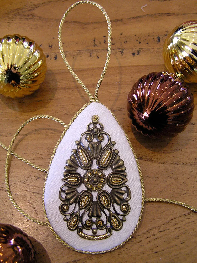 Filigree Teardrop