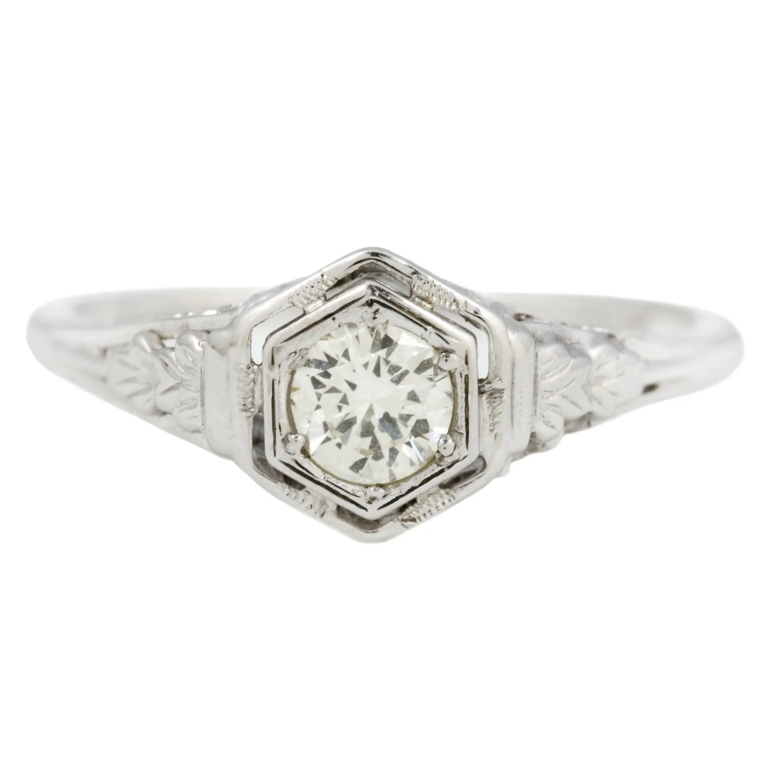 Floral Diamond Hex Solitaire