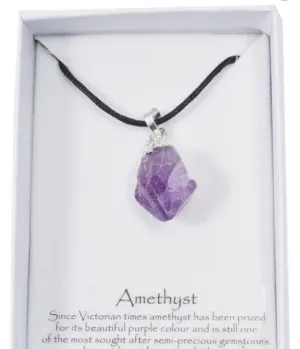 GEMSTONES - CRYSTAL POINT PENDANT