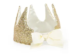 Gracious Gold Sequins Crown