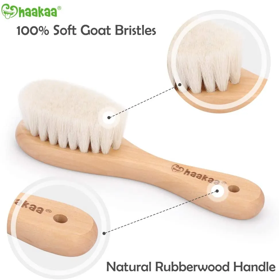 Haakaa Goat Wool Baby Brush