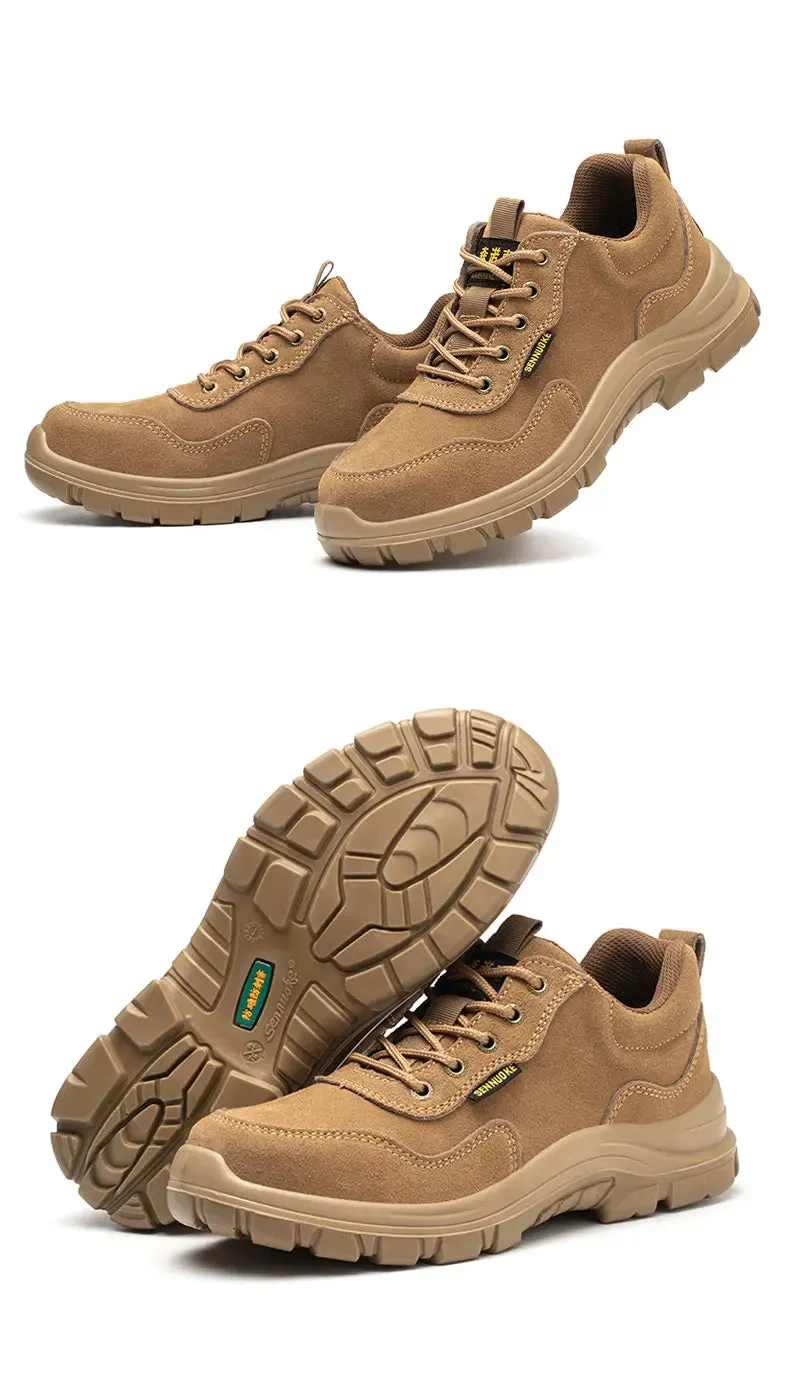 High Quality Men's Steel Toe Safety Shoes, Breathable