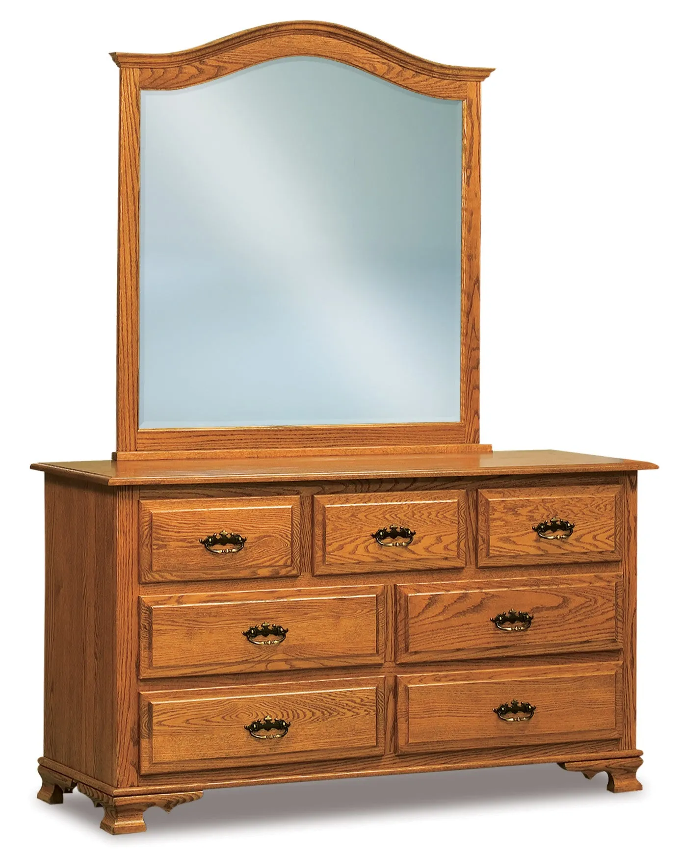 Hoosier Heritage Beveled Square Crown Top Mirror