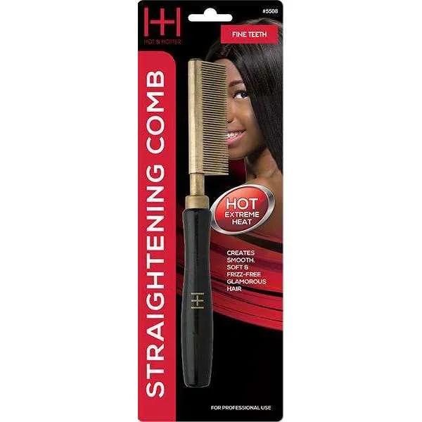 Hot & Hotter Thermal Straighten Comb Fine Teeth