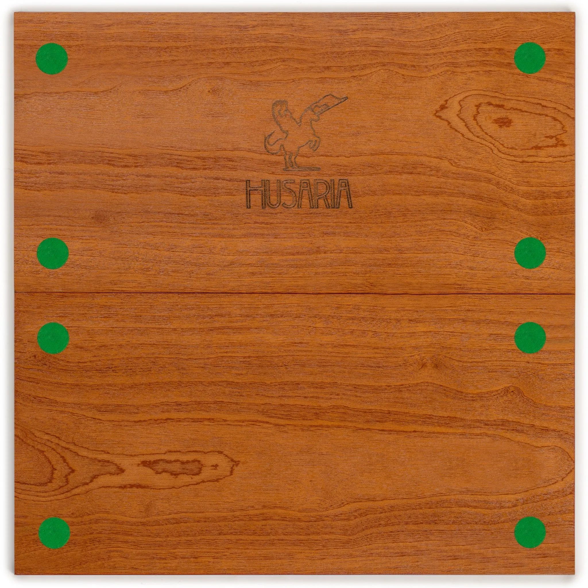 Husaria Magnetically Assembled Professional Staunton Tournament Chess Board, No. 5, 18.9"