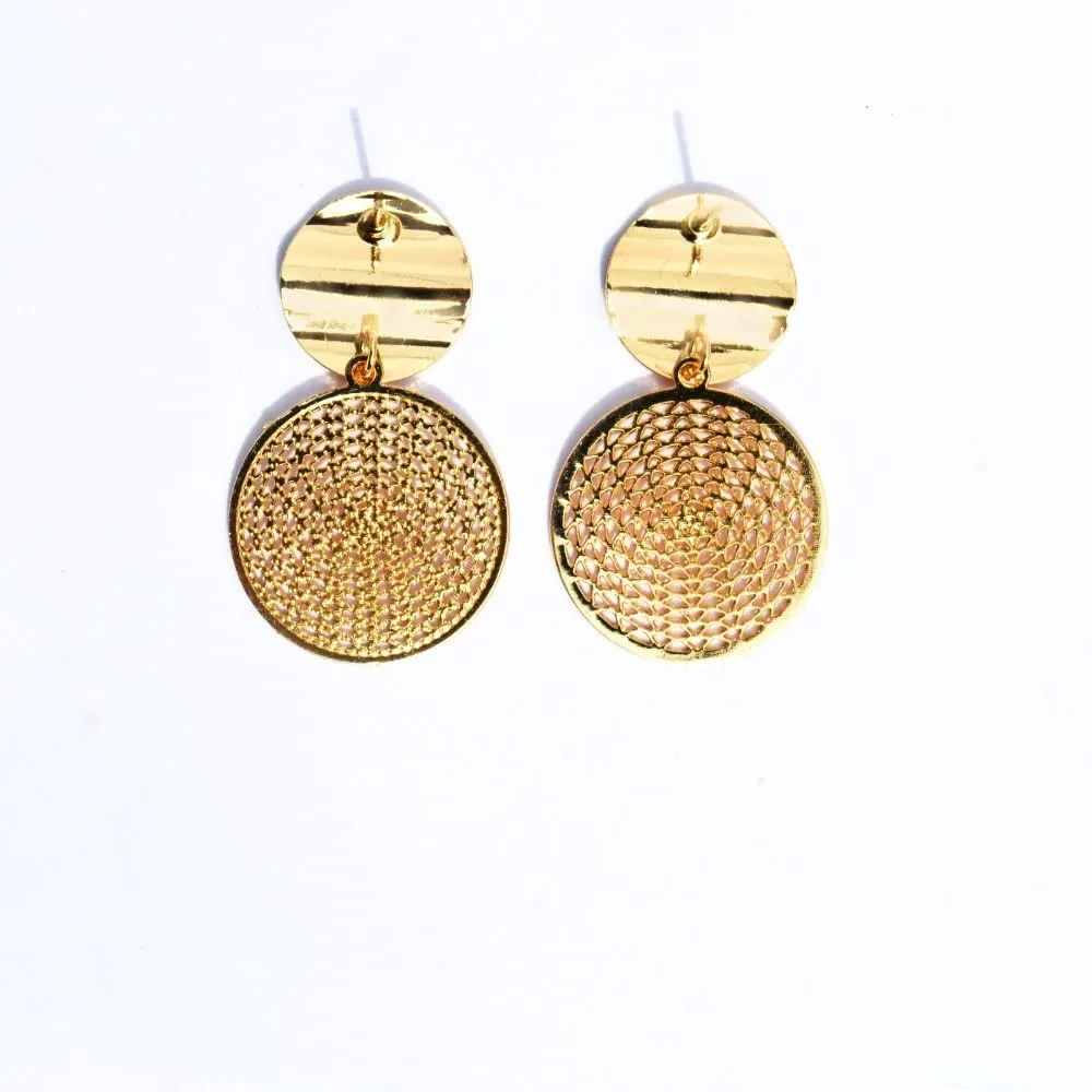 Joker & Witch Filigree Gold Drop Earring for Women