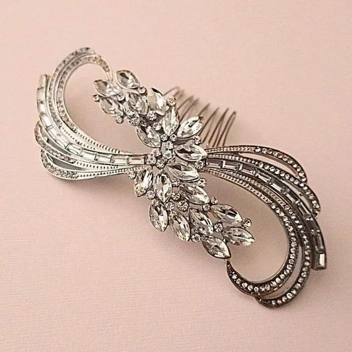 Large Bow Hair Comb Patricia