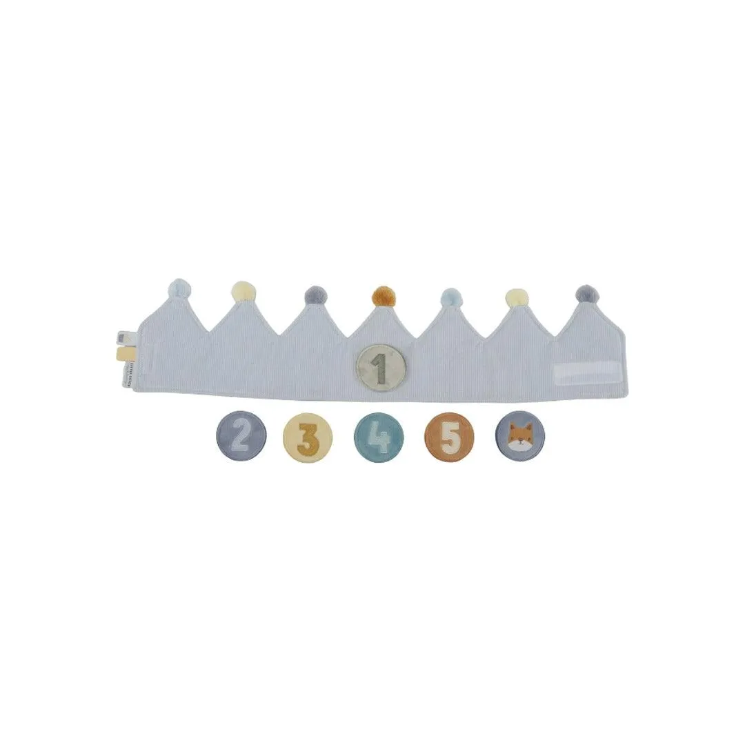 Little Dutch Birthday Crown With Numbers - Blue