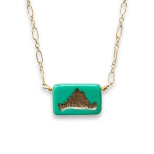 Martha's Vineyard Turquoise Island Pendant Necklace