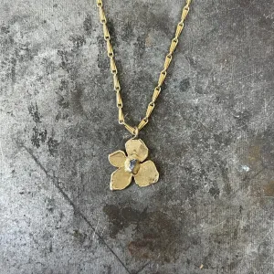 Necklace Hydrangea Pendant