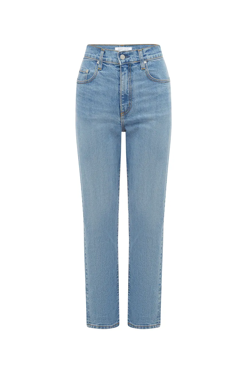 Nobody Frankie Jean Ankle Stretch in Cooling Blue