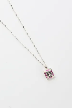 Oliver Thomas 'Rocky' Necklace With Pink Sapphire