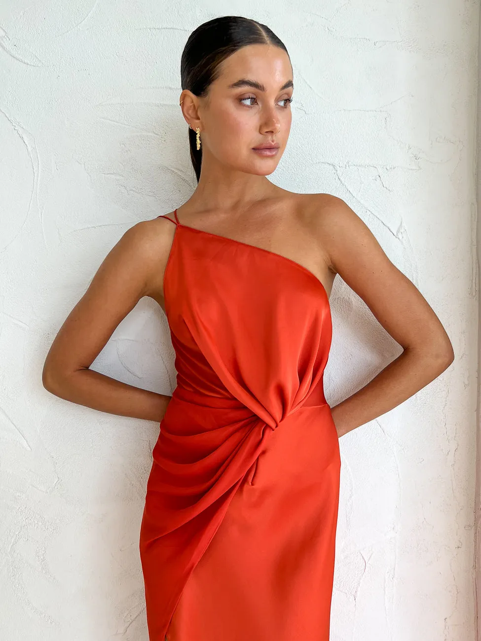 One Fell Swoop Daria Gown in Burnt Orange