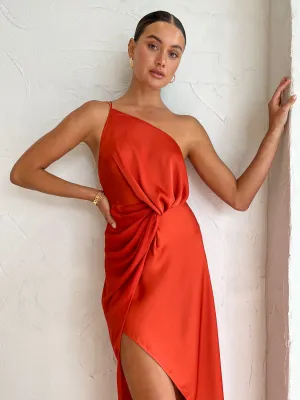 One Fell Swoop Daria Gown in Burnt Orange