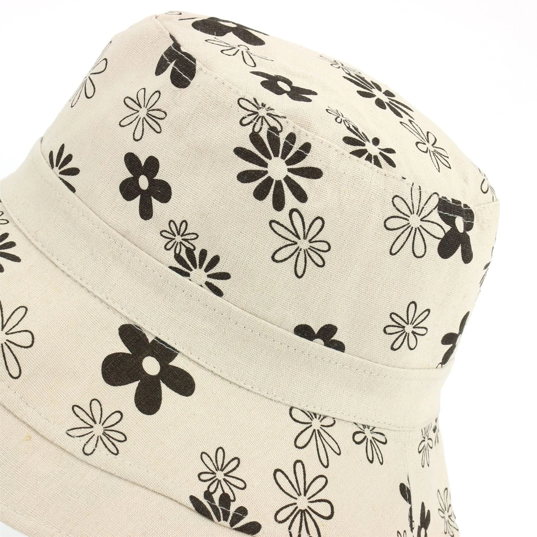 Reversible Bucket Hat - Daisies