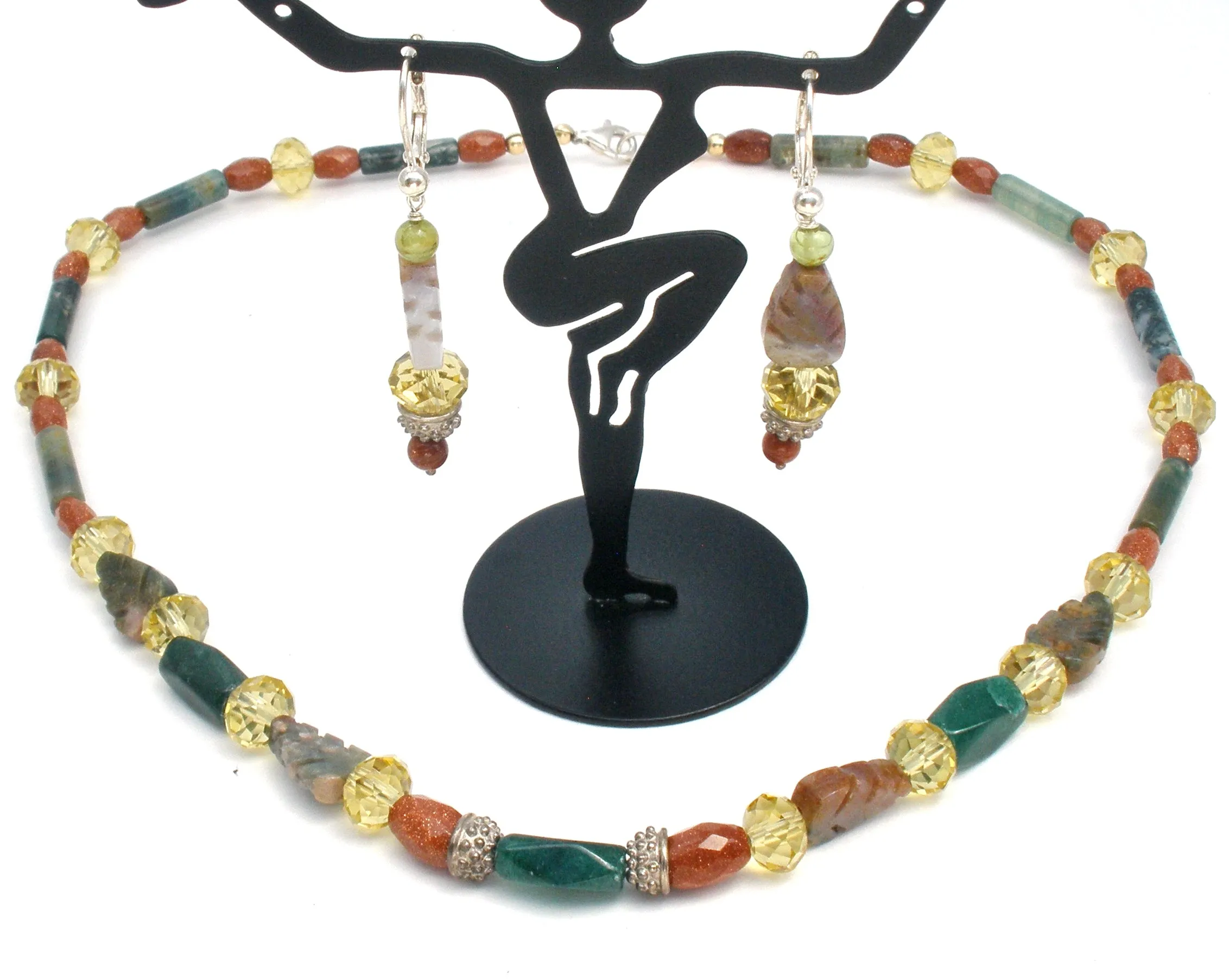 Roger Wagoner Designs Gemstone Necklace Set