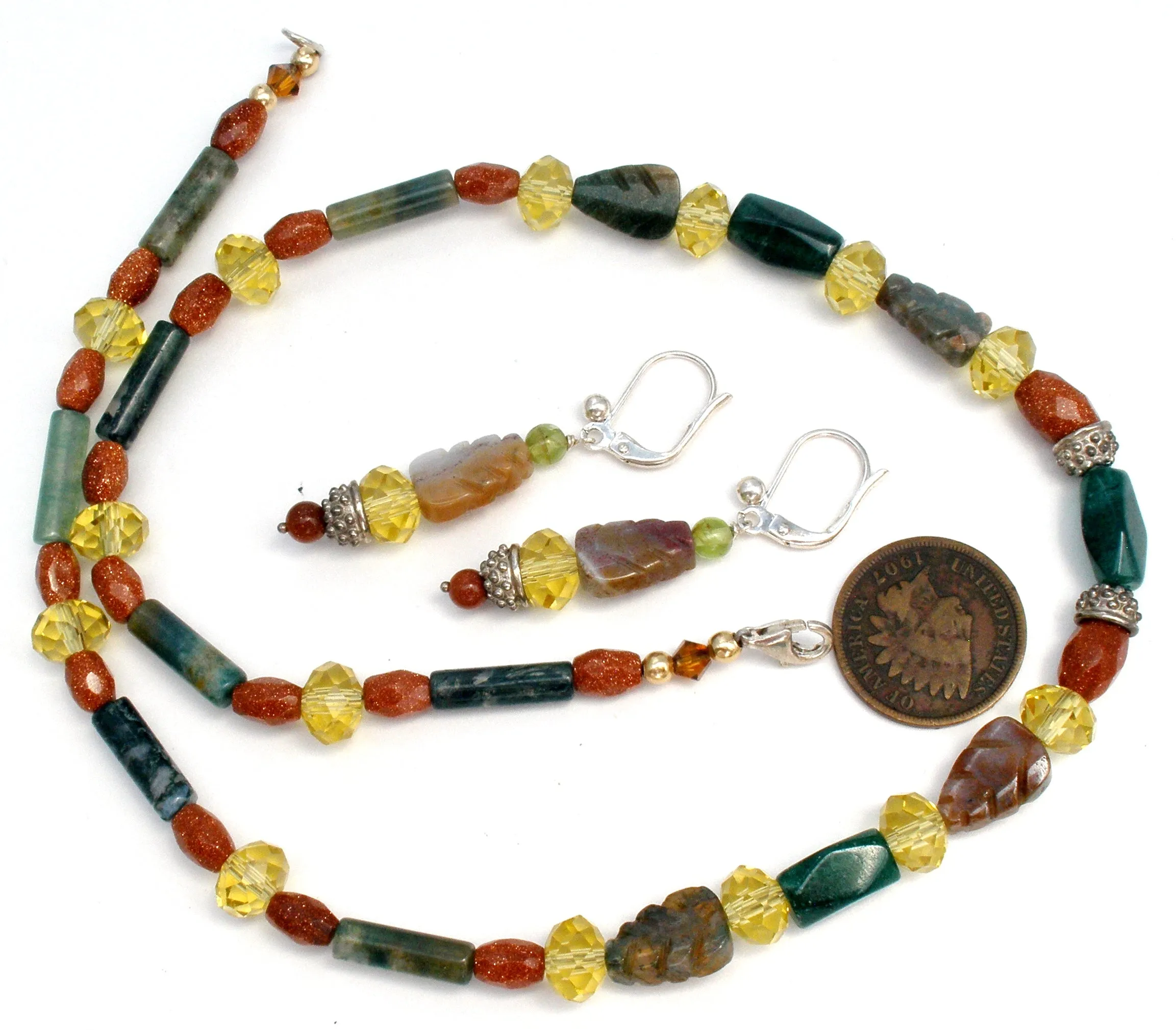 Roger Wagoner Designs Gemstone Necklace Set