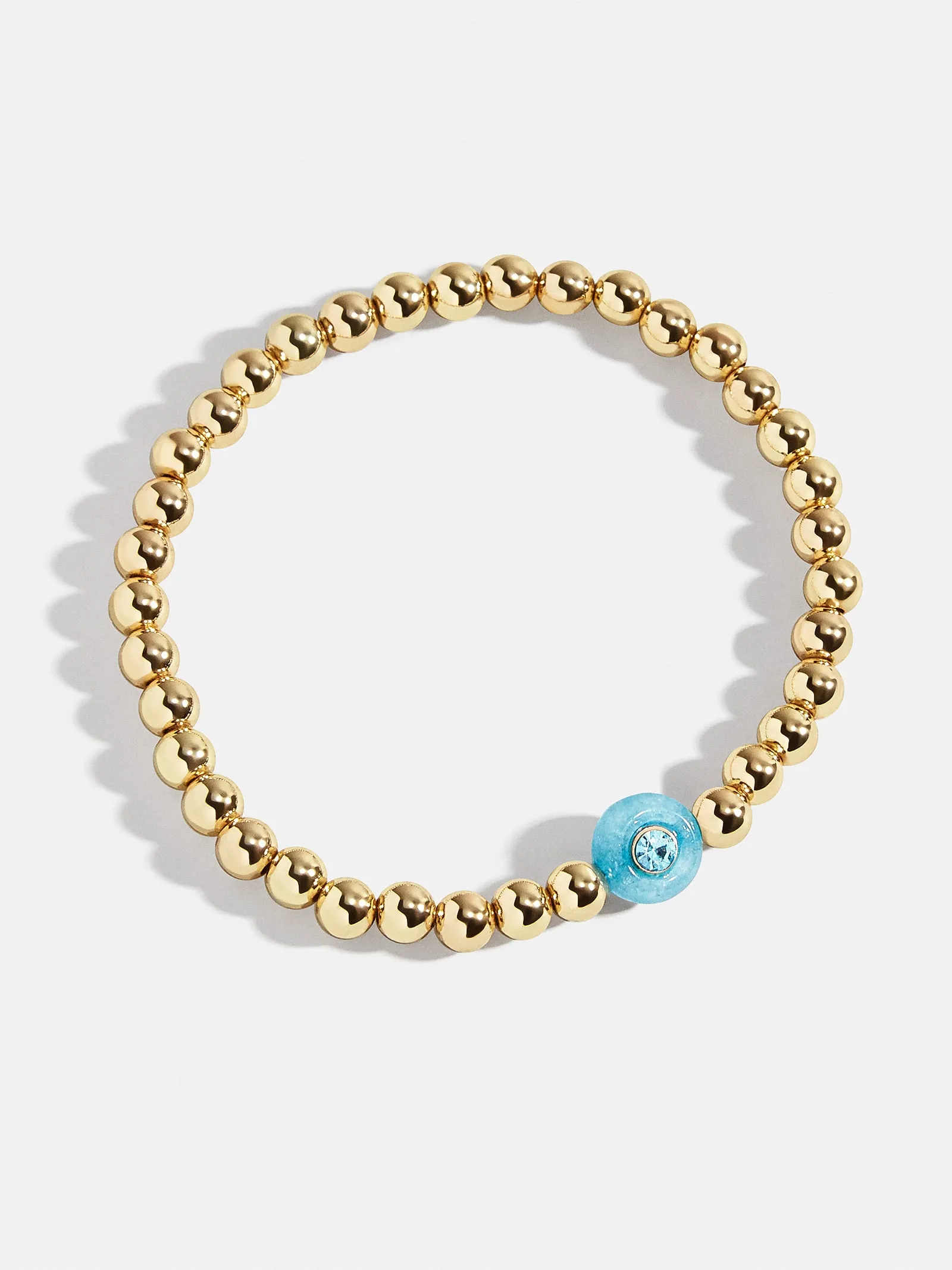 Semi-Precious Birthstone Pisa Bracelet - Aquamarine