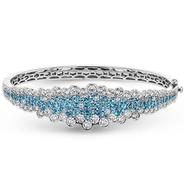 Simon G. Caribbean Blue Paraiba Pave Bangle