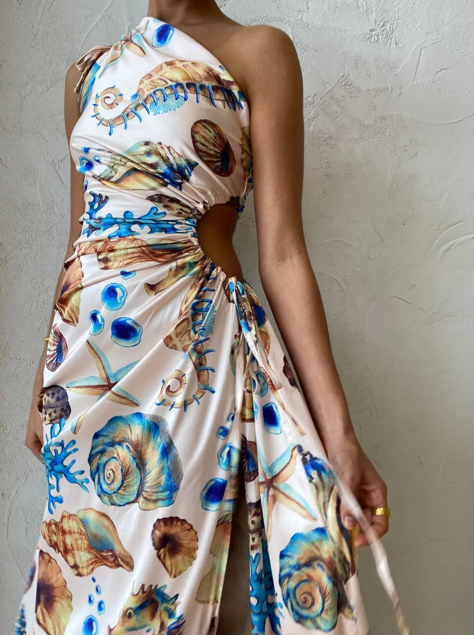 Sonya Nour Maxi Dress in Seashell